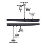Dell Ultra Portable 13'' Dell Windows 11 Pro Core i7 Ultrabook Lightweight 