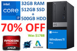 Photoshop Monster Full Size PC Windows 11 i7 32GB Dual HDDs