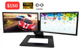 Dell A Pair of 22" Monitor with Dual Monitors Stand 