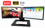 Dell A Pair of 22" Monitor with Dual Monitors Stand 