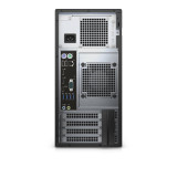 Refurbished The image displays a rear view of a Dell Precision 3620 i7 AMD Radeon Workstation Computer, showcasing its USB ports, power