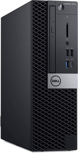 Refurbished Dell OptiPlex 5070 SFF i5 16GB 1TB SSD Windows 11 Pro Business PC, rear panel view highlighting ports and ventilation