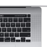 Refurbished The image displays a close-up view of a MacBook Pro laptop keyboard at a slight angle to show both the left and right sides.