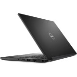 Refurbished The laptop is open at a 90-degree angle, showing the side profile with ports and buttons.