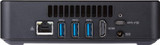 Refurbished A grey ASUS Chromebox i7 Mini PC with ports visible on the left side and power button on top right corner, sitting flat