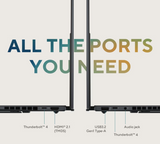 ASUS Zenbook Duo OLED 3K Touchscreen 14" Laptop | Intel Core Ultra 9, 32GB DDR5 RAM, 1TB NVMe SSD