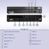  Lenovo ThinkCentre M70Q Quad Core Windows 11 Pro Tiny Desktop PC 