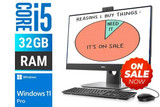 Dell Clearance Dell OptiPlex 7470 24" All in One Windows 11 Pro PC 