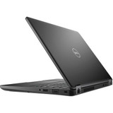Refurbished Dell Latitude 5490 i5 Windows 11 Pro 14 Business Laptop showing open lid with display and keyboard.