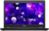 Refurbished Dell Latitude i5 32GB RAM 1TB SSD Windows 11 Pro 14 laptop with vibrant purple background on screen.