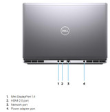Refurbished Dell Precision 7750 i7 32GB RAM 17.3 workstation laptop with Nvidia RTX 4000 graphics and HDMI, Mini DisplayPort, USB-C,...