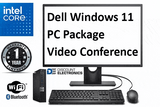  Dell Windows 11 Micro Computer Package with 24" Monitor Built-in Webcam 