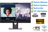  Dell Windows 11 Micro Computer Package with 24" Monitor Built-in Webcam 