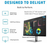  HP EliteDisplay Z27K G3 27-inch 4K UHD USB-C LED IPS Monitor No Stand 