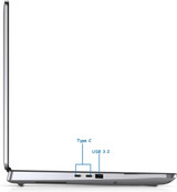  Dell Precision 7750 i7 17.3" 32GB Nvidia RTX 3000 Laptop | Bad Right USB Port 