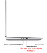  Dell Precision 7760 Xeon 32GB 17.3'' Workstation Laptop Nvidia A4000 Graphics | Bad Left USB Port  