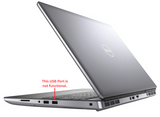 Dell Precision 7560 i7 Touchscreen 15.6" Laptop 32GB RAM | Bad USB Port