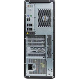 Refurbished This is a photo of an open Lenovo ThinkStation P720 workstation PC, specifically featuring its front panel. The unique