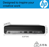 Refurbished HP ProDesk 400 G9 i5-12500T 16GB 256GB SSD Micro PC Windows 11