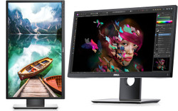 Refurbished Side view of Dell Professional P2217H monitor showing HDMI port and 22-inch Full HD LCD display.
