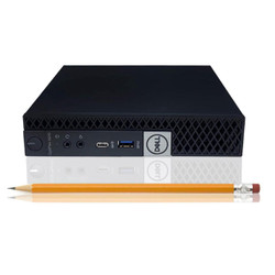 Refurbished Dell OptiPlex 5070 i5 Micro Desktop PC with Windows 11 Pro, 16GB RAM, and USB ports