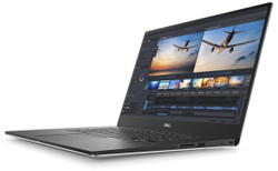 Refurbished Dell Precision 5540 i7 32GB RAM 15.6 Workstation Laptop NVIDIA Quadro T2000 4GB GDDR5 Graphics showcasing display at angle