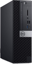Refurbished Dell OptiPlex 5070 SFF i5 16GB 1TB SSD Windows 11 Pro Business PC, rear panel view highlighting ports and ventilation