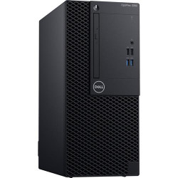Refurbished Dell OptiPlex 3060 Mid Tower desktop computer with i5 processor and 16GB RAM, running Windows 11 Pro.