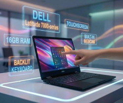 Dell Premium Lightweight Dell Latitude 7520 15.6" Touchscreen Laptop IR Webcam Backlit Keyboard 