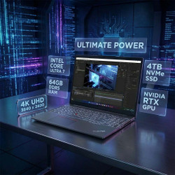 Lenovo ThinkPad P16s Gen 3 Intel Core Ultra 7 16" Laptop | UHD Display 64GB RAM 4TB NVMe SSD
