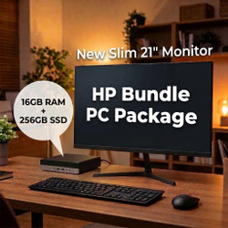 PC Bundle HP EliteDesk 800 G5 Micro Core i5 Computer Package