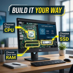 Build Your Own Dell All in One PC Windows 11 Pro | Choose Your CPU, RAM, SSD