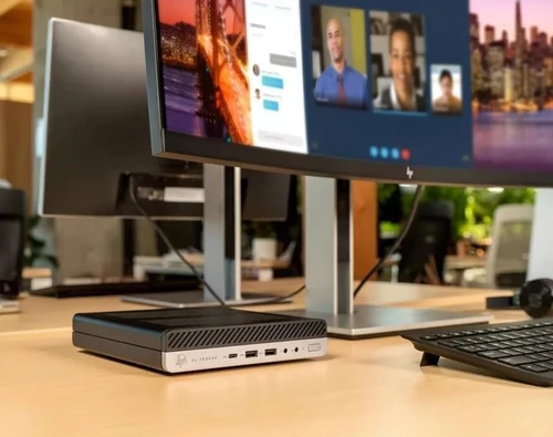 Refurbished HP EliteDesk 800 G4 Core i7 256GB SSD Windows 11 Pro Micro PC