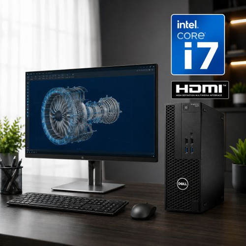 Dell Precision 3420 SFF i7-7700 Workstation PC Linux Mint OS