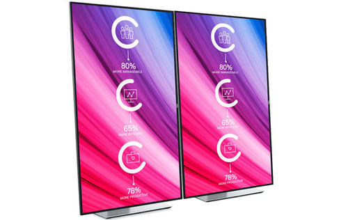 Dell P2422H 24" Dual Monitor Set (2-Pack) - Full HD IPS 1080p, HDMI/DP/VGA