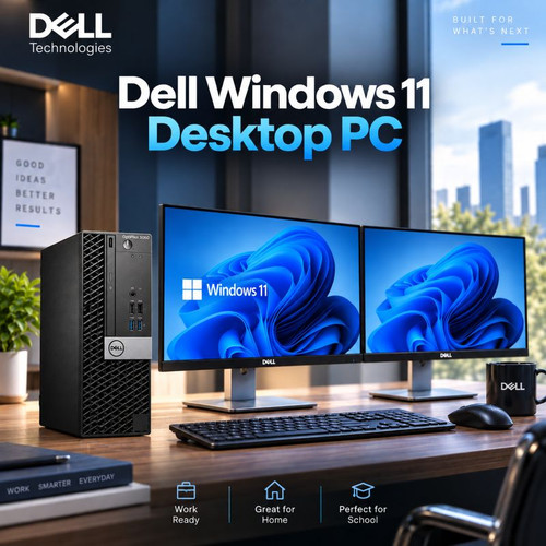 Refurbished Dell OptiPlex 5060 SFF Core i5 Windows 11 Pro Computer