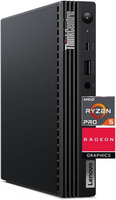 Tiny Lenovo ThinkCentre M75q Gen 2 AMD Ryzen 5 Windows 11 Pro Micro PC