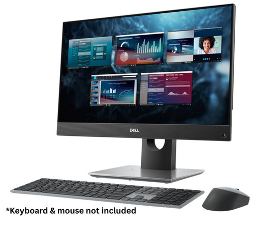  Dell OptiPlex 7490 All in One PC 10th Gen Core i5-10500 24" Windows 11 Pro 