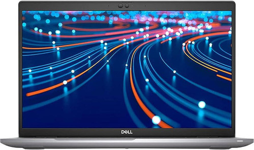 Refurbished Left side view of Dell Latitude 5411 laptop showing USB-C ports, SD card reader, and HDMI port.