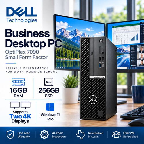 Dell OptiPlex 7090 SFF Core i5-10505 16GB RAM SSD Windows 11 Pro 