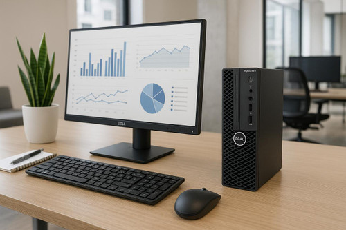 Refurbished Dell OptiPlex i7 16GB RAM Windows 11 Compact SFF Computer