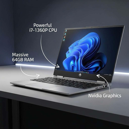  HP ZBook Firefly 16 G10 Workstation Laptop | Intel Core i7-1360P, 64GB RAM 