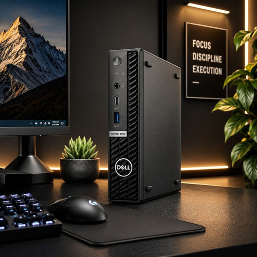 Dell Computer OptiPlex 5000 Micro Core i7-12700T (12-Core) 16GB RAM Windows 11 Pro PC