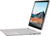 Refurbished The Microsoft Surface Book 3 i5-1035G7 13.5 Detachable Laptop in a profile view, displaying the keyboard angle and hinge