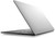 Refurbished Front view of a silver Dell XPS 15 7590 laptop, open at a slight angle to show keyboard and trackpad, with touchscreen