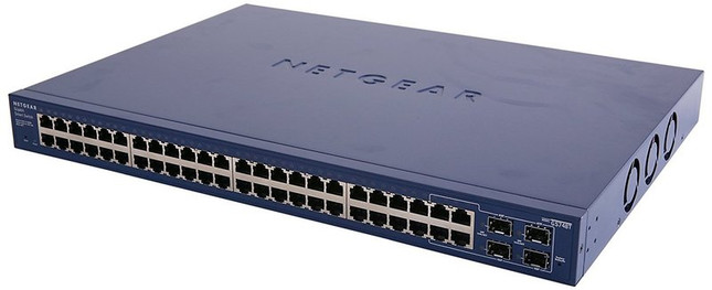 Netgear 48-Port Gigabit Ethernet Smart Managed Pro Switch with 2 Copper and 2 Copper/SFP Combo Ports