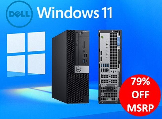 Dell OptiPlex 7060 SFF i5 8th Gen Computer Windows 11