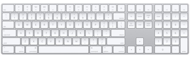 Apple Magic Keyboard with Numeric Keypad English A1843 Apple Magic Keyboard with Numeric Keypad English A1843