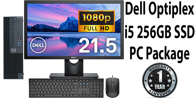 Complete Dell Core i5 22-inch Computer Business Package