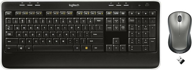 Logitech MK520 Full-Size Wireless Multimedia Keyboard and Mouse Combo Logitech MK520 Full-Size Wireless Multimedia Keyboard and Mouse Combo